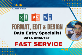 do any type of work in projects of microsoft word, excel, or powerpoint