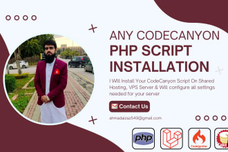 deploy codecanyon PHP, laravel script on hosting, vps quick