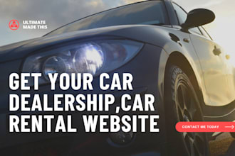 design car website car dealer car dealership website car rental website