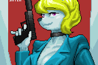 make pixel art for your character