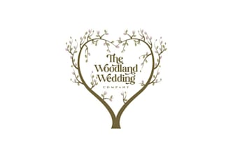 design reputed and competent wedding woodland logo