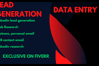 do b2b lead generation and web research