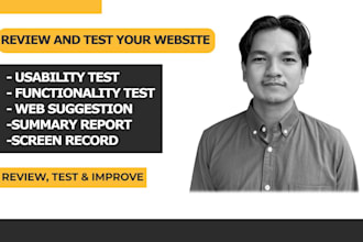 professionally test and review your website
