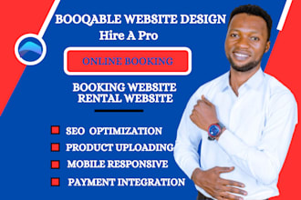 setup booqable rental website, booqable online rental service website design SEO