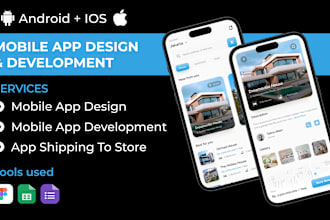design android mobile app, ios mobile app and mobile app development