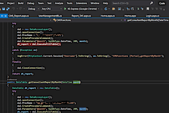 do your project tasks assignment of dot net