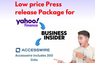 distribute press release on yahoo finance at low cost
