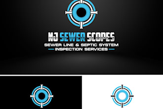 create a unique business sewer scopes logo design