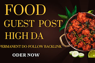 do healthy food guest post on high da