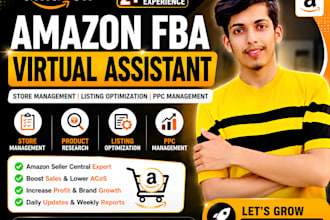 manage your amazon fba store as an expert virtual assistant