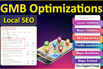 do local monthly SEO for google business and gmb rankings