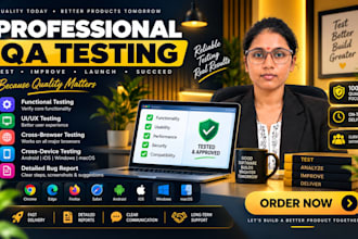 test websites android and IOS apps QA, manual, functionality, UX,UI testing