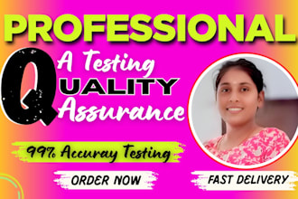 test websites android and IOS apps QA, manual, functionality, UX,UI testing