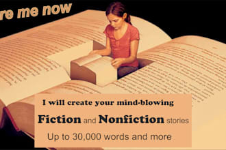 be your fiction and nonfiction stories or books ghostwriter