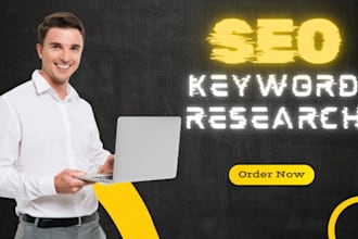 do niche relevant SEO keyword research, competitor analysis for ranking