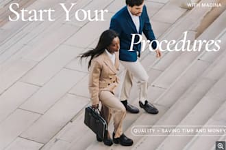 write your work procedures