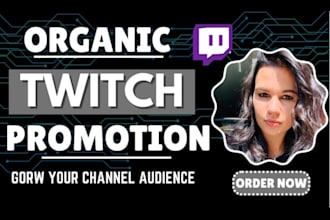 do twitch promotion to bring live twitch viewers in 24 hrs