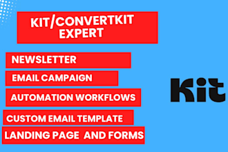 setup convertkit design newsletter email campaigns automation