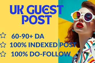 do UK fashion, jewelry and beauty guest post backlink on UK fashion blog sites