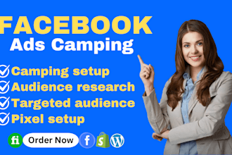 setup facebook and instagram ads camping