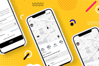 develop taxi booking app like uber,carrem,ola,lyft,turo,bolt clone with nodejs