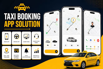 develop a taxi booking app with driver and rider apps