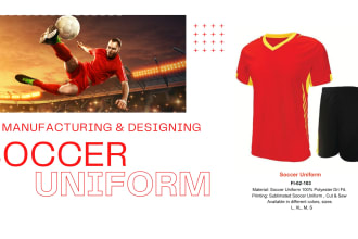 design manufacture custom soccer uniform