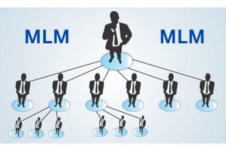 build mlm sales funnel, landing page investment website and software expert