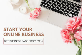 create facebook, instagram, linkedin business page with logo