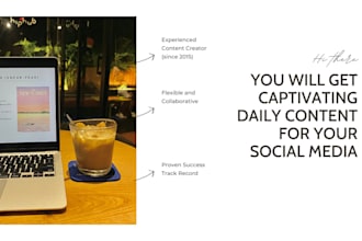 create captivating daily content for your social media