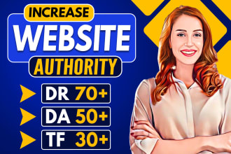 increase domain rating ahrefs DR domain authority moz da majestic trust flow tf