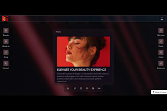 build a professional framer website with responsive layout