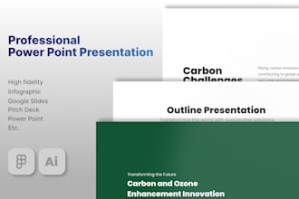 design a professional presentation in power point