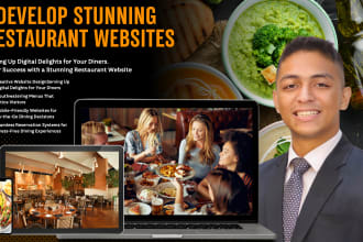 develop you a stunning restaurant website