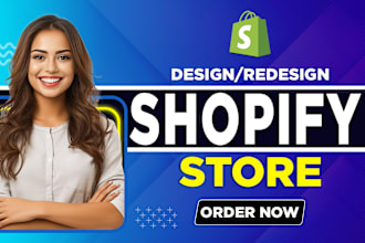create shopify store, build shopify website design, shopify dropshipping website