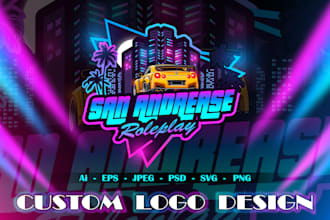 design a fivem server logo for discord and roleplay