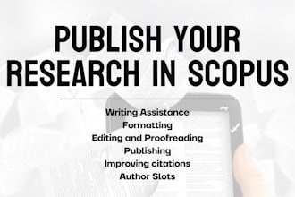 get your research published in scopus