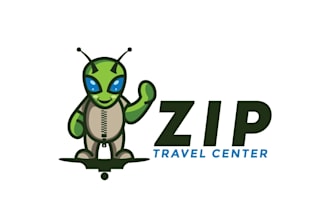 design memorable zip travel center logo