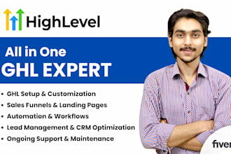 setup your gohighlevel account funnels automations and workflows