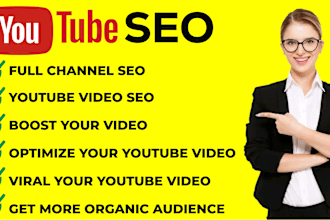 do youtube channel SEO and video manager optimization