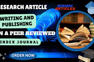 write and publish articles in google scholar peer reviewed indexed journal