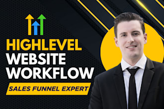 be your gohighlevel expert gohighlevel website setup email automation workflow
