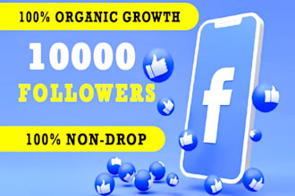 increase your facebook followers by 10k organic growth