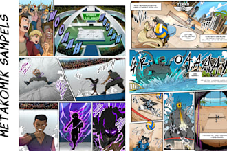 draw manga comic for you