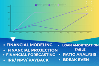 do financial analysis, financial projection, forecasting and modeling