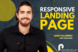 responsive wordpress or unbounce landing page design