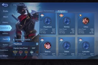 play as your duo in mobile legends as a former mythical glory