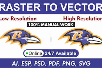do manual vector tracing and vectorworks illustration