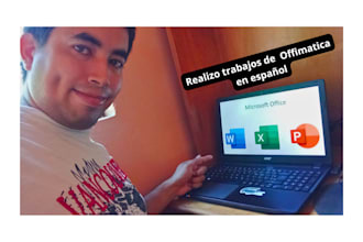 do ms office data entry in spanish