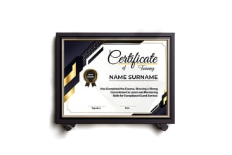 design custom certificate of appreciation, diploma or award certificate in 24h